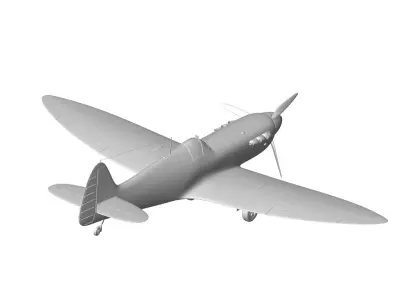 Supermarine Spitfire 3D model purchase