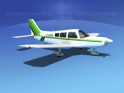 Piper PA-28 V18 3D model