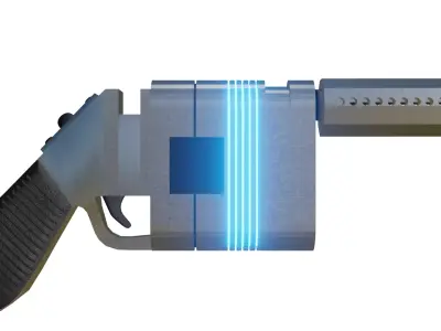 Reys Gun From Star Wars 3D model