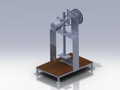 Crank sloter mechanism Free 3D model