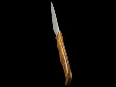 Simple Knife Low-poly 3D model