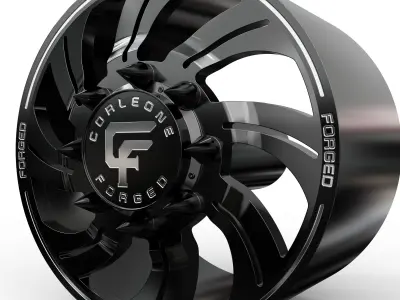 corleone front siegel dually wheel  3D print model