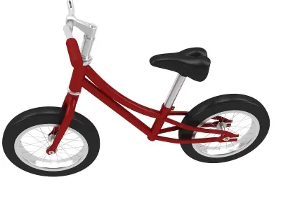 Mini Childrens Balance Bike 3D model purchase