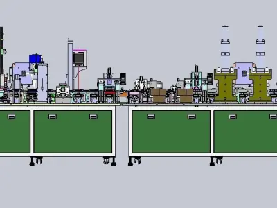 B235 plug automatic assembly laser welding machine 3D model
