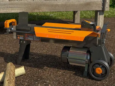 Log Splitter WEN 56207 Electric Rigged 3D model