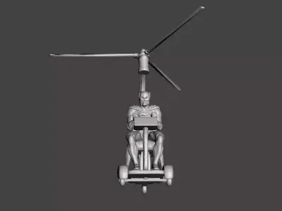 The Whirley Bat 3D model
