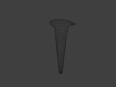 Prehistoric Hammer Low-poly 3D model
