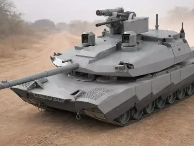 Abrams X 3D print model