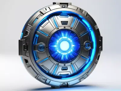 Futuristic Arc Reactor 3D Model 3D model