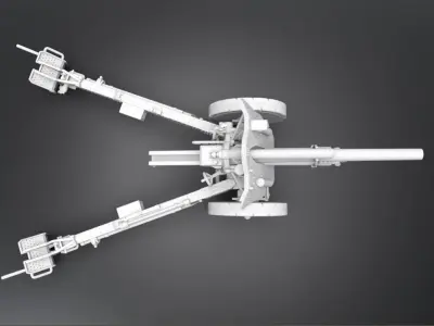105mm leFH 18 Scale model  3D print model
