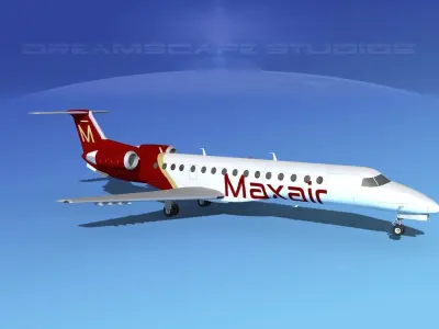 Embraer ERJ-140 Maxair 3D model