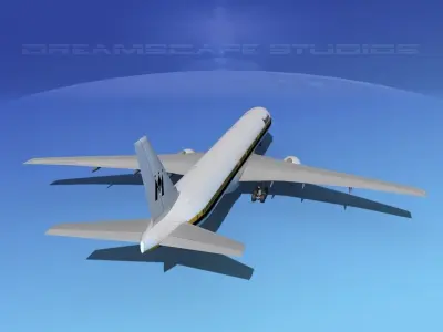Boeing 777-300 MP Monarch Airlines 3D model