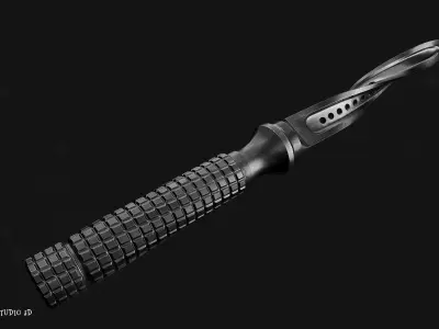 Jagdkommando Tri-dagger 3D model