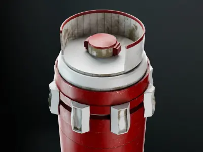 Oxygen tank Game Assets item11 3D model