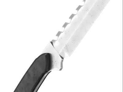 battle knife v15 3D model