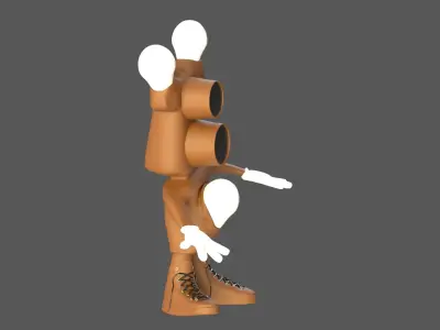  Cartoon Bulb Holder v2 