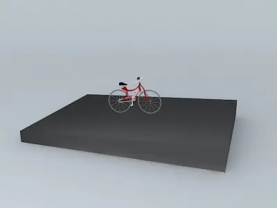 Red Bike Free 3D model