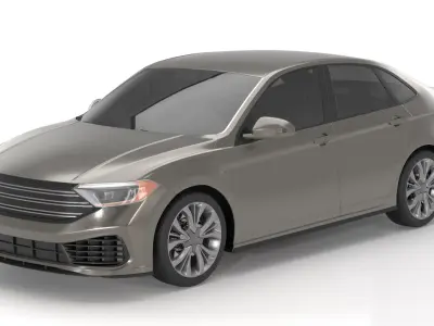 Generic Sedan 02 3D model