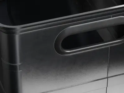 Aluminum Container 001 L 3D model