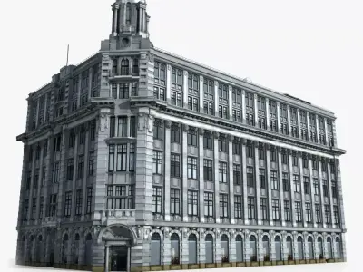 European Building 3D model buy