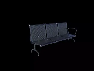 Waiting Room Chairs 05 3D model