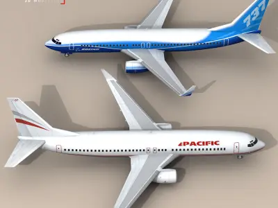 B737-800 boeing boeing boeing boeing boeing boeing boeing boe... 3D model