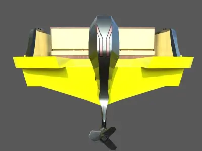 Speedboat Indomita II 3D model