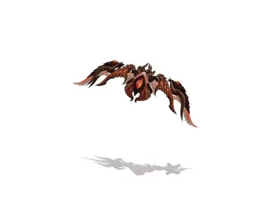 Cursed Bow Low-poly 3D model
