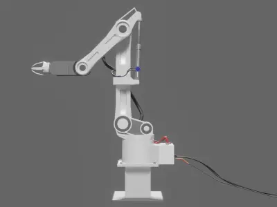 Robotic Arm Rigged 3D Model 3D model