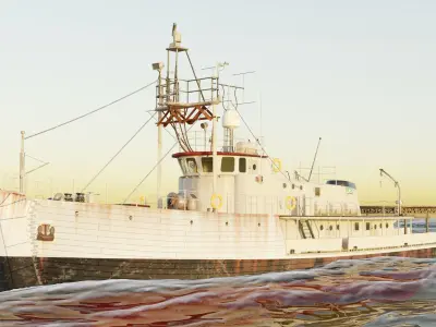 Calypso - Blender - FBX - OBJ - 3DS - DEA 3D model