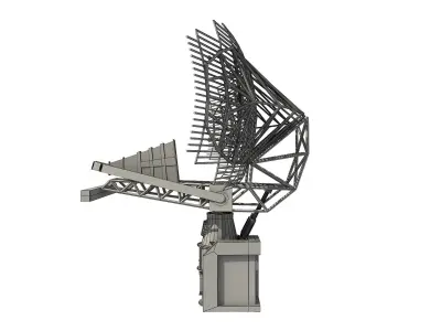 AN SPS-49 AIR SEARCH RADAR 3D model