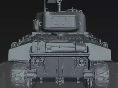 Tank WW2 Legendary T34 Panzer IV Tiger I M4 Sherman 3D Model Pack