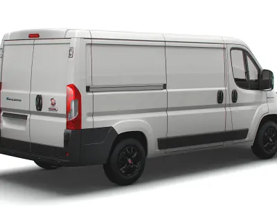 Fiat E Ducato Van L2H1 2022 3D model