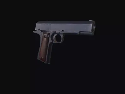 Free Gun Free low-poly 3D model