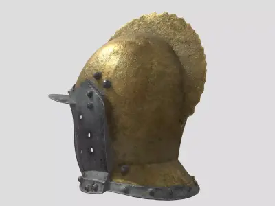 Roman Centurion Helmet Low-poly 3D model