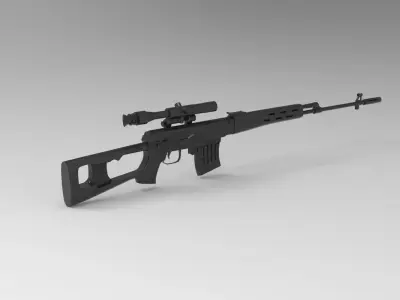 Type 79 submachine gun 3D model purchase