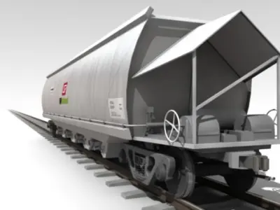 VCA Coal Hopper Wagon 3D model