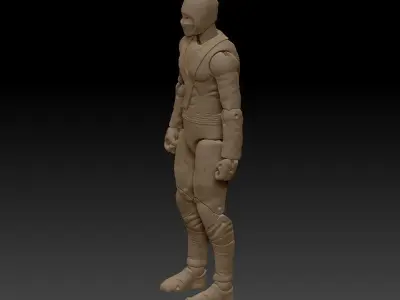 Ninja Articulated action figure 3D model