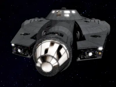 STAR WARS - YT2000 LIGHT FREIGHTER Low-poly 3D model