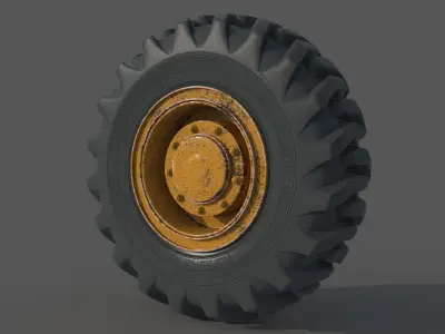 Big wheel  1 3D model