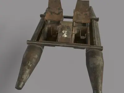 Rusty Waterbike no 2 3D model