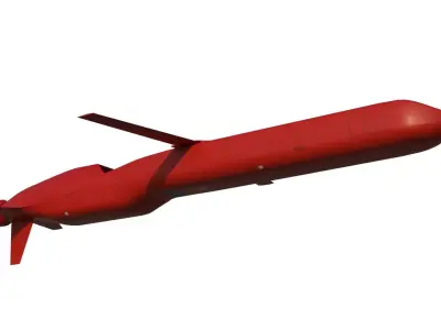 Burevestnik nuclear missile 3D model
