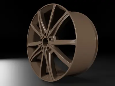 3D model rim wheel part10 3D model