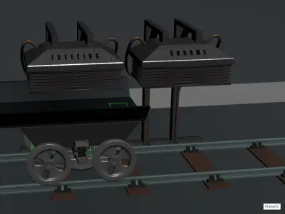 Spring Maker - Factory 3D model