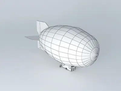 Caravan Airship Free 3D model