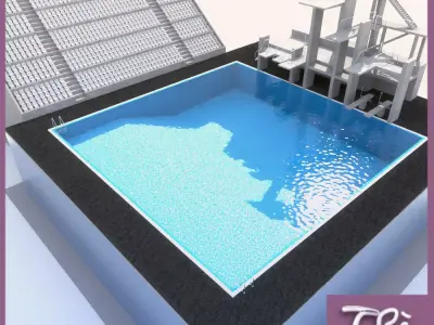 DIVING POOL 3D model