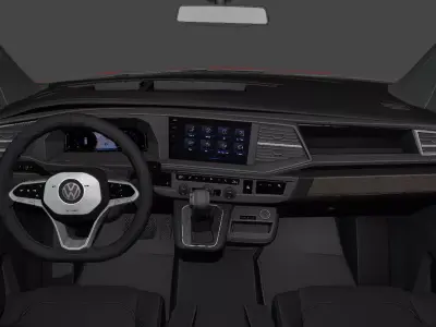 VW T6 1 L1H1 Crew Transport Vehicle 3D model