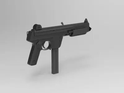 WALTHER MP SUBMACHINE GUN 3D model