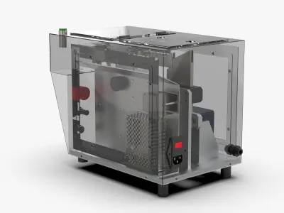 Screw One Output Two Feeder Machine 3D model