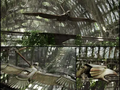 BirdMetal 3D model